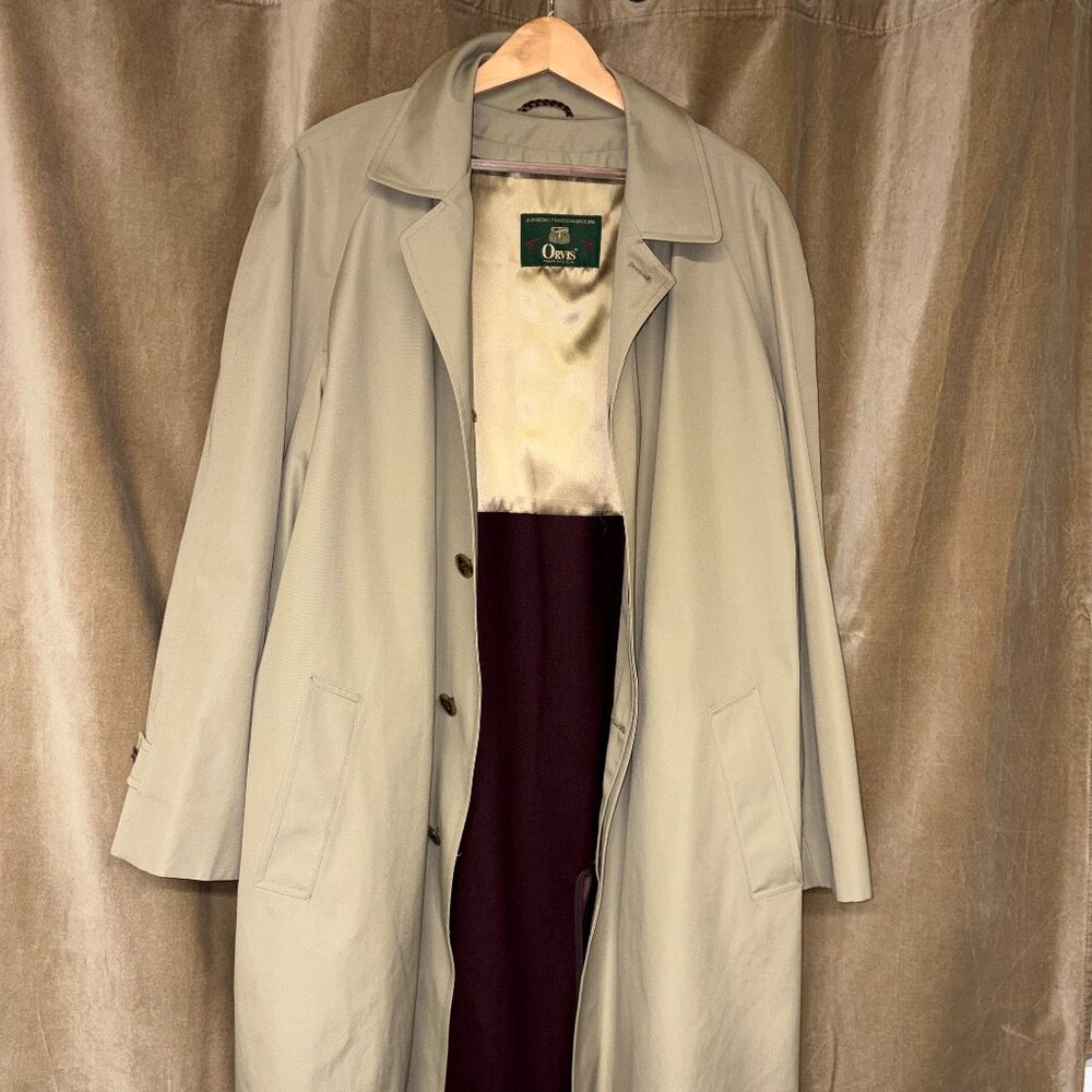 ORVIS trench coat